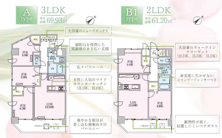 西口マンション　間取り１