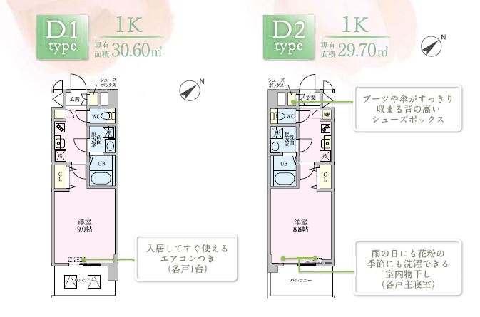 西口マンション　間取り３