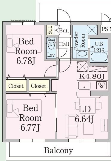 プルメリア間取り図